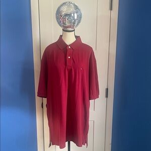 Tommy Hilfiger Deep Red Polo Shirt